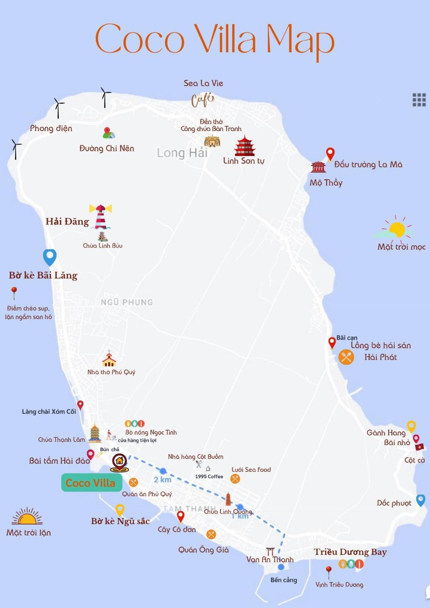 Coco Villa-Dao Phu Quy Cu Lao Thu Esterno foto